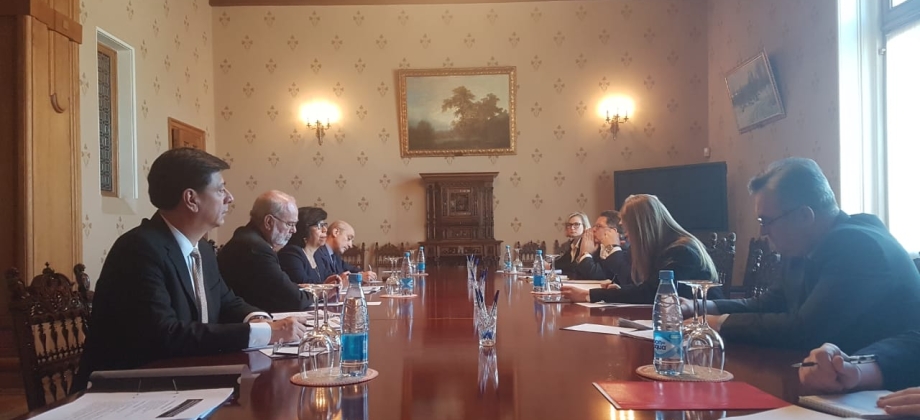 La Viceministra de Relaciones Exteriores, Luz Stella Jara, y su homólogo, Sergei Ryabkov, presidieron reunión de Consultas Políticas entre Colombia y Rusia
