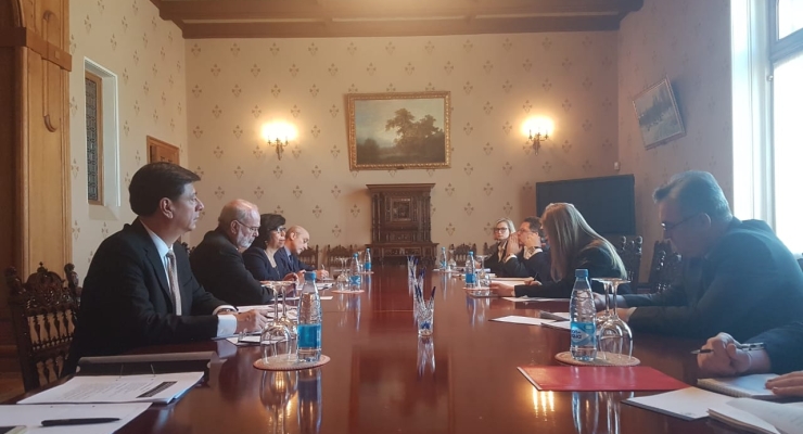 La Viceministra de Relaciones Exteriores, Luz Stella Jara, y su homólogo, Sergei Ryabkov, presidieron reunión de Consultas Políticas entre Colombia y Rusia