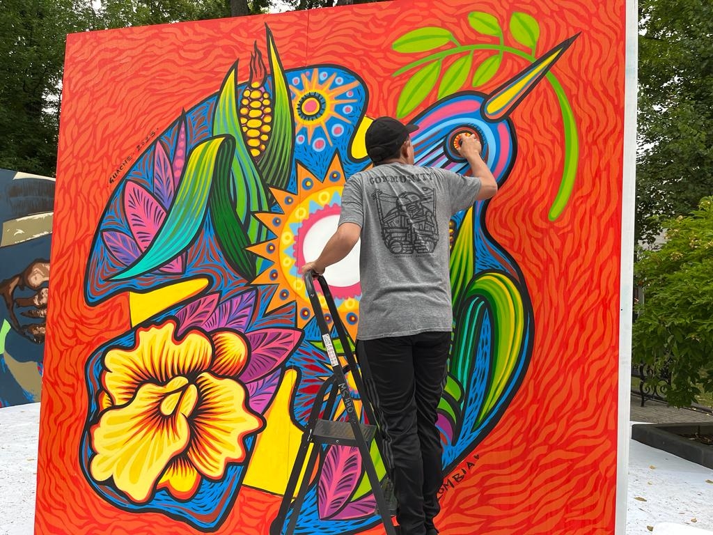 El arte urbano colombiano llega a Rusia con Óscar González “Guache” 