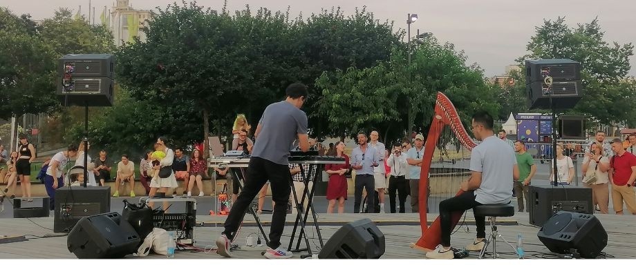 Julio Victoria Live Band en el Parque Gorki de Moscú