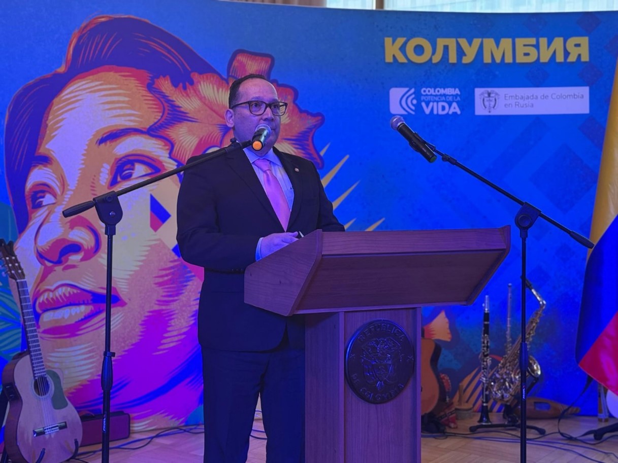 Embajada de Colombia en Moscú celebra los 90 años de las relaciones diplomáticas entre Colombia y Rusia