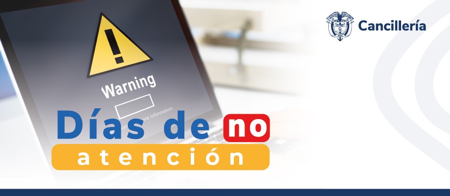 Embajada de Colombia en Rusia y su sección consular no tendrán atención el 29 y 30 de abril y 1, 9 y 10 de mayo de 2024