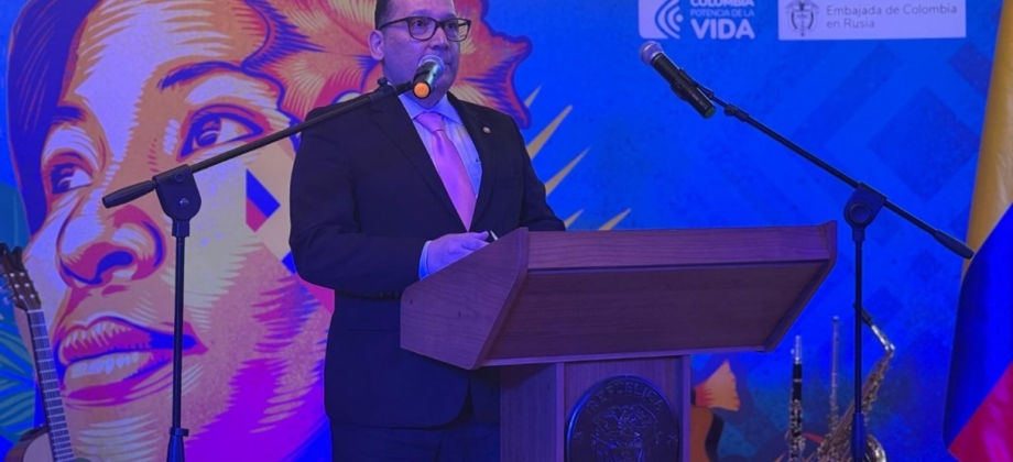 Embajada de Colombia en Moscú celebra los 90 años de las relaciones diplomáticas entre Colombia y Rusia
