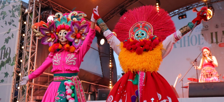 Del sur de Colombia al corazón de Rusia: la Embajada de Colombia presenta a Dayra Benavides y la magia del carnaval