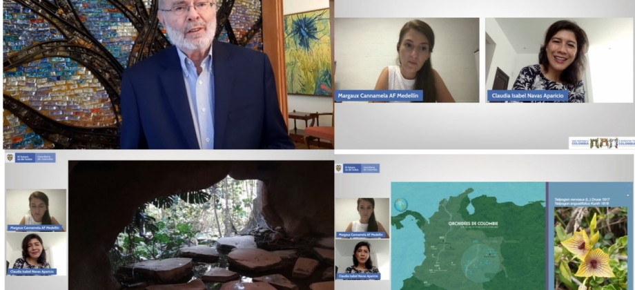 La Embajada de Colombia en Rusia organizó el conversatorio virtual “Colombia, tierra de orquídeas: tras los pasos de Humboldt y Bonpland”.
