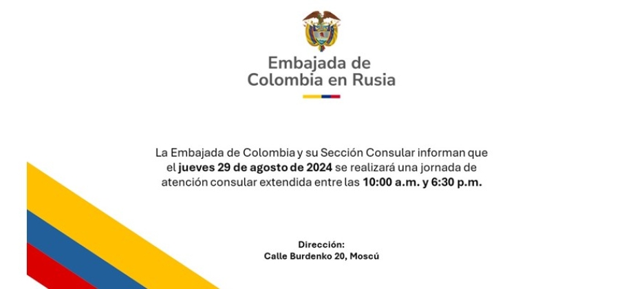 Jornada de atención consular extendida en la sede de la Embajada de Colombia