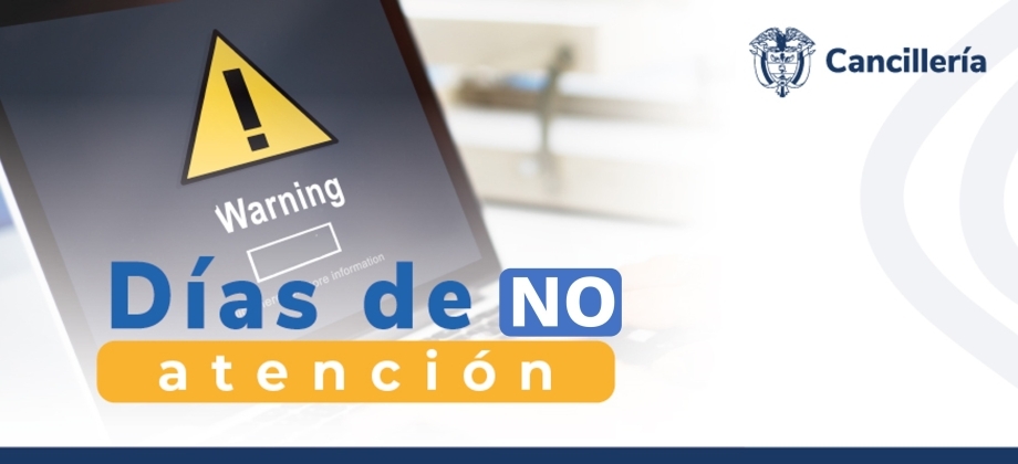 Embajada de Colombia en Rusia y su sección consular no tendrán atención al público el 6 de noviembre de 2023