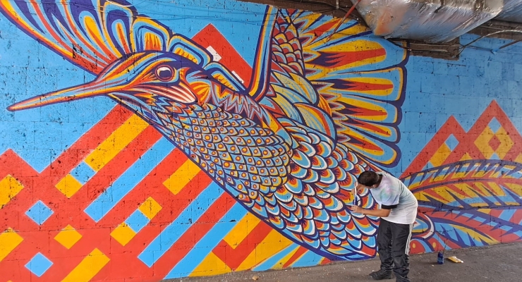 El muralismo colombiano se presenta en Armenia: Guache en Ereván como parte de las actividades de la Embajada de Colombia en Rusia